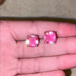 Pink, Diamond earrings